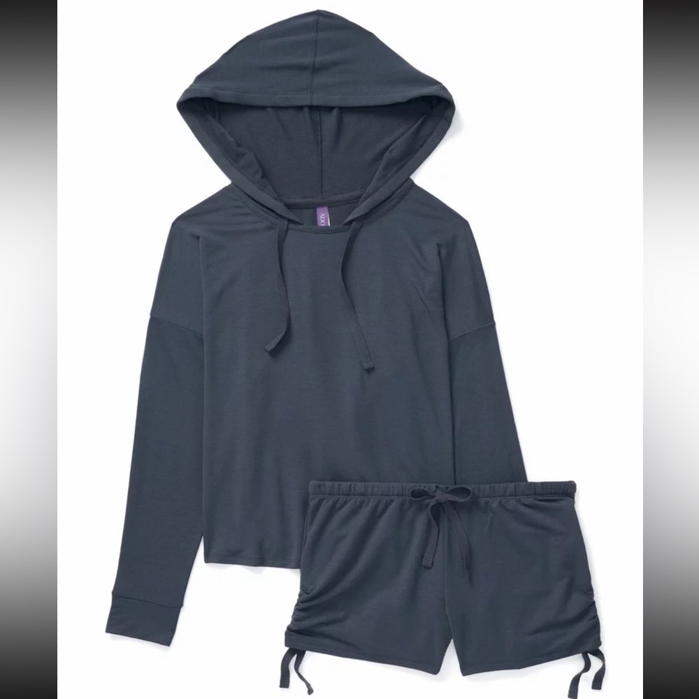 Adore Me- Super soft hoodie and short set